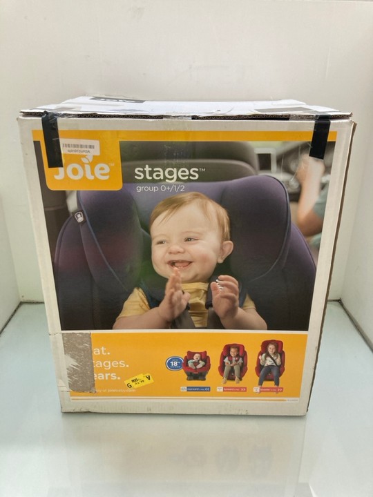 Lot 1306  
            Marchington SR15 - Parcel Delivery Only 

                
JOIE STAGES GROUP 0+/1/2 CHILD CAR SEAT IN COAL ORIGINAL RRP: £100: LOCATION - BR17