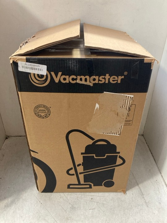 Lot 1342  
            Marchington SR15 - Parcel Delivery Only 

                
VACMASTER POWER 30L WET & DRY VACUUM - MODEL: VQ1530SFDC: LOCATION - AR2