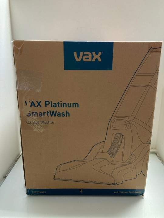 Lot 1368  
            Marchington SR15 - Parcel Delivery Only 

                
VAX PLATINUM SMART WASH CARPET CLEANER - ORIGINAL RRP £270: LOCATION - AR3
