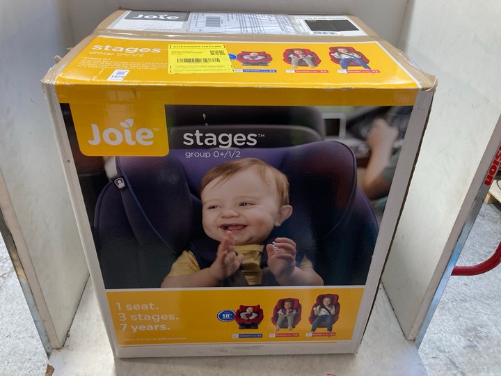 Lot 1479  
            Marchington SR15 - Parcel Delivery Only 

                
JOIE STAGES GROUP 0+/1/2 CHILD CAR SEAT IN COAL ORIGINAL RRP: £100: LOCATION - AR10