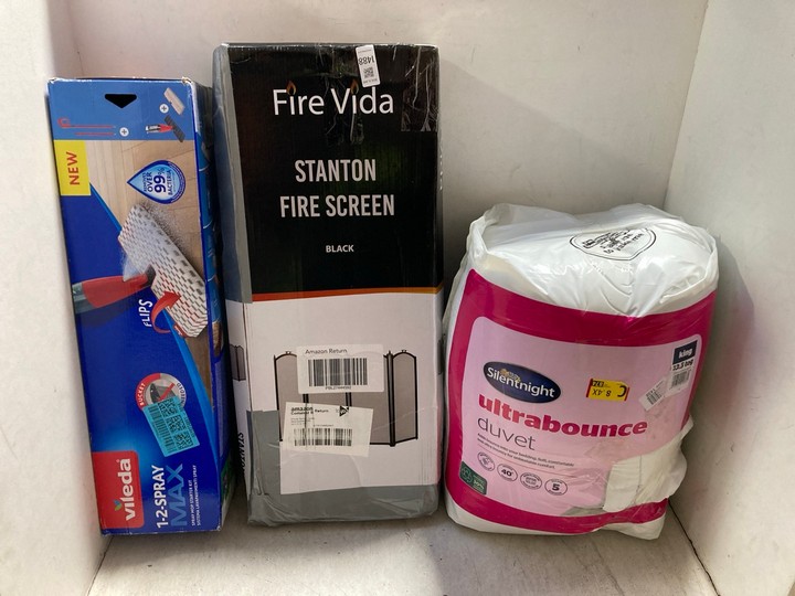 Lot 1488  
            Marchington SR15 - Parcel Delivery Only 

                
3 X ASSORTED ITEMS TO INCLUDE SILENTNIGHT ULTRABOUNCE KING SIZE DUVET 13.5 TOG: L...