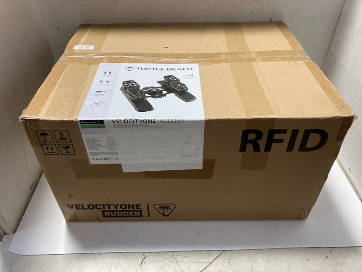 Lot 1507  
            Marchington SR15 - Parcel Delivery Only 

                
TURTLE BEACH VELOCITY ONE RUDDER PEDALS ORIGINAL RRP: £250: LOCATION - AR12