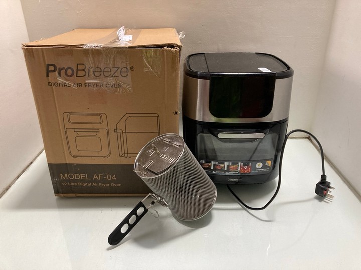 Lot 1518  
            Marchington SR15 - Parcel Delivery Only 

                
PRINCES AIR FRYER TO INCLUDE PRO BREEZE DIGITAL AIR FRYER OVEN: LOCATION - AR13