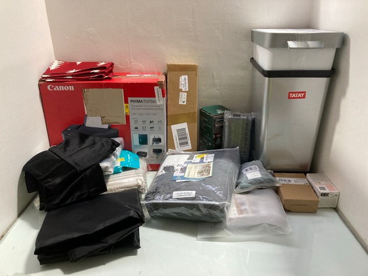 Lot 1535  
            Marchington SR15 - Parcel Delivery Only 

                
QTY OF ASSORTED ITEMS TO INCLUDE CANON TS3750I PRINTER: LOCATION - AR15