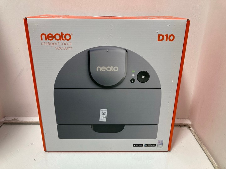 Lot 1561  
            Marchington SR15 - Parcel Delivery Only 

                
NEATO D10 ROBOT VACUUM CLEANER - ORIGINAL RRP £150.00: LOCATION - AR17