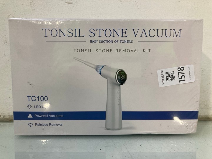 Lot 1578  
            Marchington SR15 - Parcel Delivery Only 

                
TONSIL STONE VACUUM - MODEL TC100: LOCATION - A5T