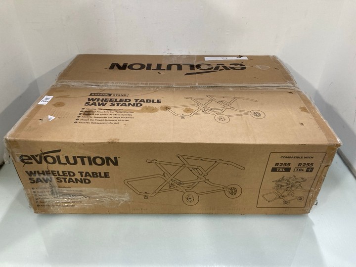 Lot 1584  
            Marchington SR15 - Parcel Delivery Only 

                
EVOLUTION WHEELED TABLE SAW (18+ ID REQUIRED): LOCATION - A5T