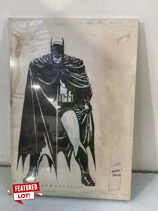 Lot 1592  
            Marchington SR15 - Parcel Delivery Only 

                
DC DAVID MAZZUCCHELLI'S BATMAN YEAR ONE ARTISTS EDITION BOOK - ORIGINAL RRP £119....