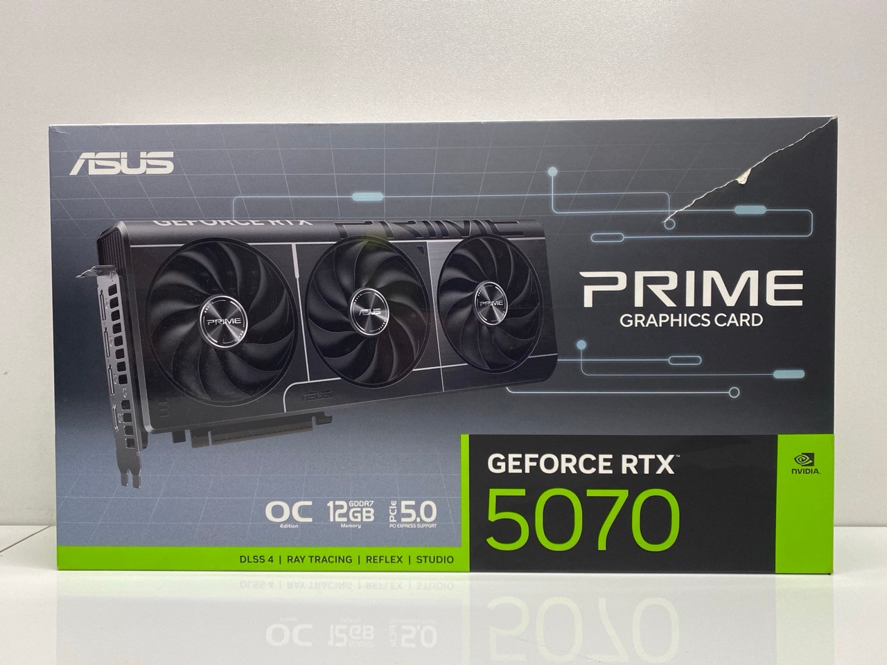 Lot 1008  
            Nationwide - Parcel Delivery Only 

                
ASUS PRIME GEFORCE RTX 5070 (12GB DDR7 OC EDITION) COMPUTER GPU (ORIGINAL RRP - £...