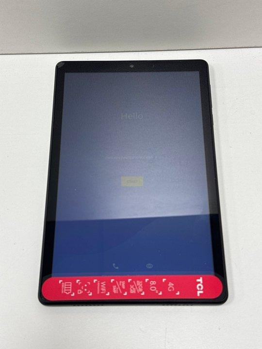 Lot 100  
            Nationwide - Parcel Delivery Only 

                
TCL TAB 8 32 GB TABLET WITH WIFI IN BLACK: MODEL NO 9132G (WITH CHARGER CABLE, AD...