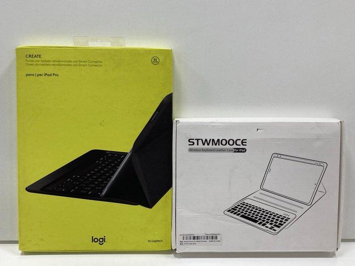 Lot 121  
            Nationwide - Parcel Delivery Only 

                
2X DIFFERENT BRANDED SMART FOLDABLE CASES FOR IPAD TABLET ACCESSORIES. (WITH THE ...