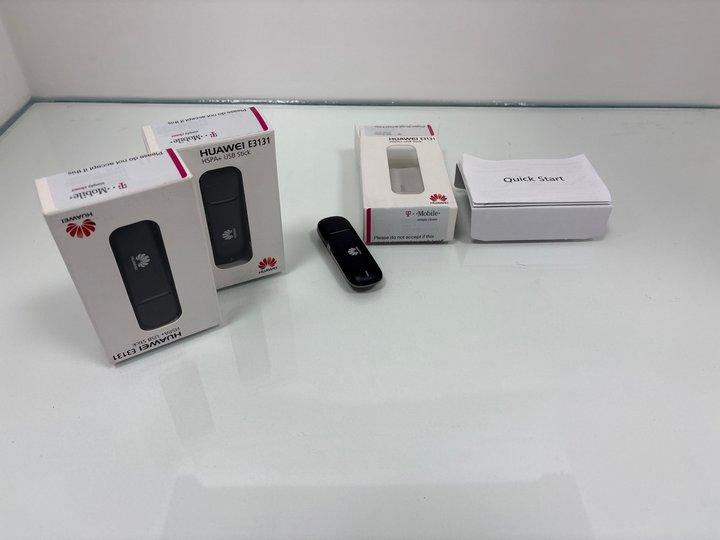 Lot 140  
            Nationwide - Parcel Delivery Only 

                
HUAWEI USB STICK COMPUTER ACCESSORIES (ORIGINAL RRP - £100): MODEL NO E3131 (WITH...