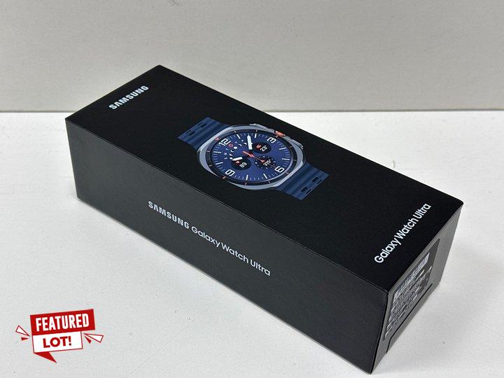 Lot 33  
            Nationwide - Parcel Delivery Only 

                
SAMSUNG GALAXY WATCH ULTRA 47MM | LTE | 2025 SMARTWATCH (ORIGINAL RRP - £599) IN ...