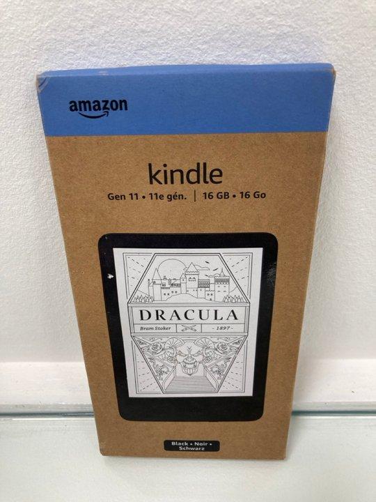 Lot 54  
            Nationwide - Parcel Delivery Only 

                
AMAZON KINDLE GEN 11 | 16 GB E-READER IN BLACK. [JPTM150832]. (SEALED UNIT). THIS...
