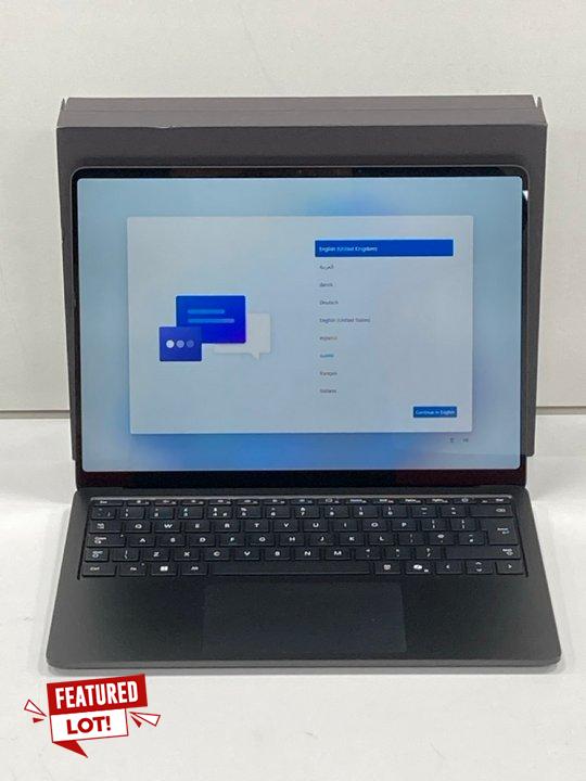 Lot 5  
            Nationwide - Parcel Delivery Only 

                
MICROSOFT SURFACE (7TH EDITION) 1 TB LAPTOP (ORIGINAL RRP - £2049) IN BLACK: MODE...