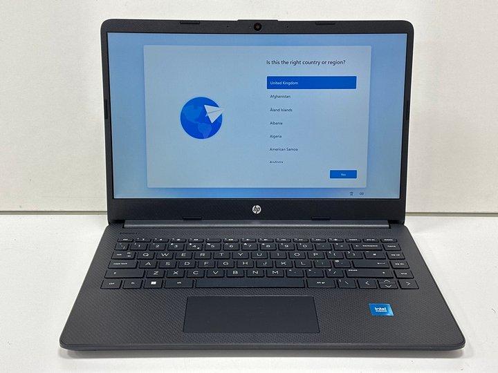 Lot 71  
            Nationwide - Parcel Delivery Only 

                
HP 14S-DQ0000SA 64 GB LAPTOP IN BLACK. (WITH BOX & ALL ACCESSORIES). INTEL CELERO...
