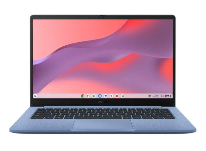 Lot 72  
            Nationwide - Parcel Delivery Only 

                
ASUS CHROMEBOOK PLUS 14 64 GB LAPTOP IN FABRIC BLUE TEXTURE: MODEL NO CX1405CTA (...