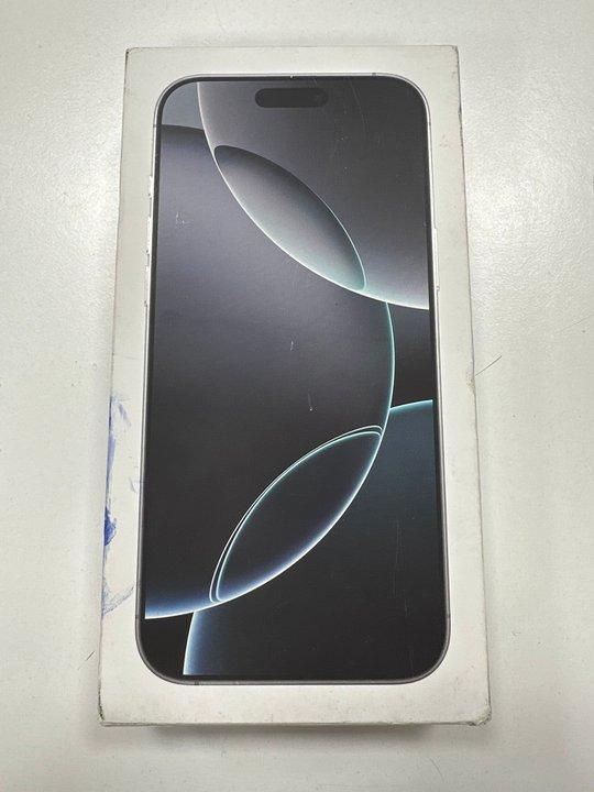 Lot 8  
            Nationwide - Parcel Delivery Only 

                
APPLE IPHONE 16 PRO MAX 256GB SMARTPHONE IN WHITE TITANIUM: MODEL NO A3296 (WITH ...