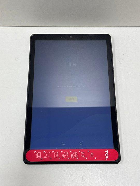Lot 96  
            Nationwide - Parcel Delivery Only 

                
TCL TAB 8 32 GB TABLET WITH WIFI IN BLACK: MODEL NO 9132G (WITH CHARGER CABLE, AD...