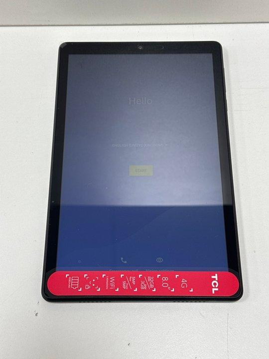 Lot 97  
            Nationwide - Parcel Delivery Only 

                
TCL TAB 8 32 GB TABLET WITH WIFI IN BLACK: MODEL NO 9132G (WITH CHARGER CABLE, AD...