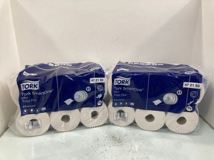 Lot 1055  
            Marchington SR14 - Parcel Delivery Only 

                
2 X PACKS OF 12 TORK SMART ONE TOILET ROLLS: LOCATION - C12
