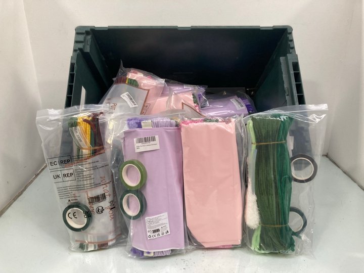 Lot 1056  
            Marchington SR14 - Parcel Delivery Only 

                
QTY OF ASSORTED PIPE CLEANER BOUQUET CRAFT SETS IN ASSORTED COLOURS: LOCATION - C12