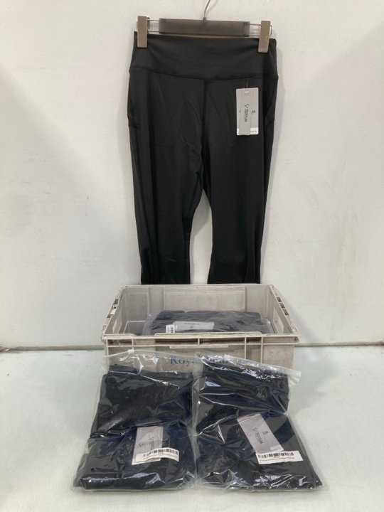 Lot 1076  
            Marchington SR14 - Parcel Delivery Only 

                
QTY OF SEAYIJIA WOMENS FITNESS FLARED YOGA PANT LEGGINGS - BLACK - SIZE LARGE: LO...