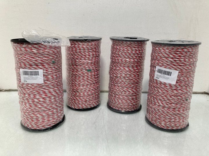 Lot 1082  
            Marchington SR14 - Parcel Delivery Only 

                
4 X ELECTRIC FENCE WIRE REELS: LOCATION - C14