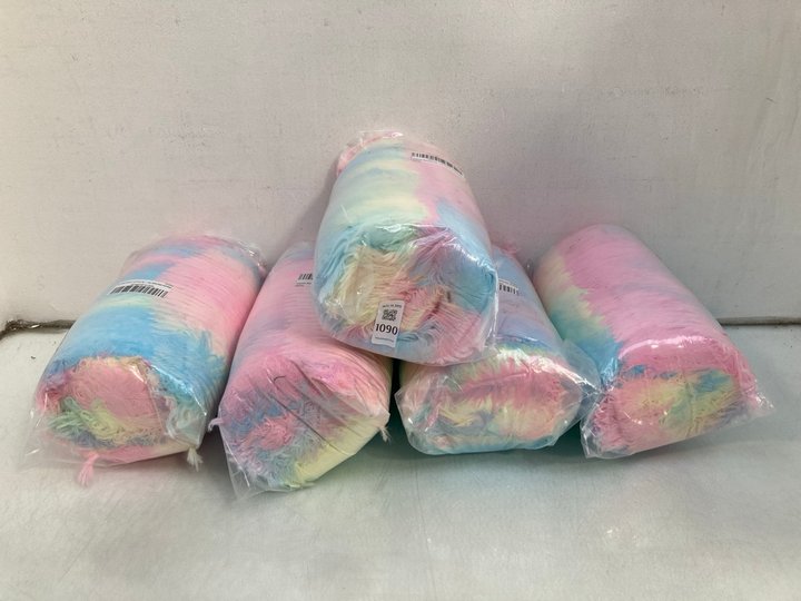 Lot 1090  
            Marchington SR14 - Parcel Delivery Only 

                
5 X WAJADE FAUX FUR FLUFFY FLANNEL BLANKETS IN MULTI: LOCATION - C15