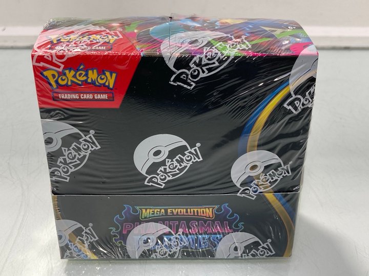 Lot 1112  
            Marchington SR14 - Parcel Delivery Only 

                
POKEMON TCG MEGA EVOLUTION PHANTASMAL FLAMES BOOSTER BOX(SEALED) - ORIGINAL RRP £...