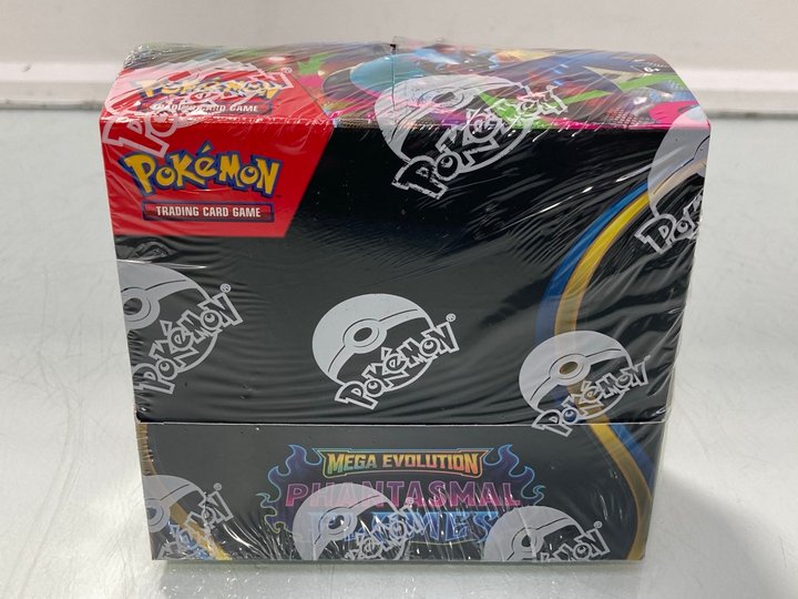 Lot 1113  
            Marchington SR14 - Parcel Delivery Only 

                
POKEMON TCG MEGA EVOLUTION PHANTASMAL FLAMES BOOSTER BOX(SEALED) - ORIGINAL RRP £...