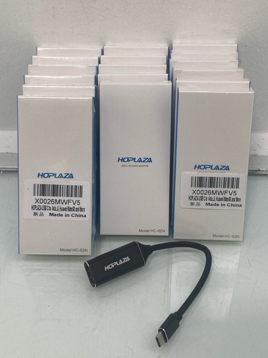 Lot 1147  
            Marchington SR14 - Parcel Delivery Only 

                
QTY OF HOPLAZA USB-C TO HDMI ADAPTERS - MODEL HC-02N: LOCATION - C17
