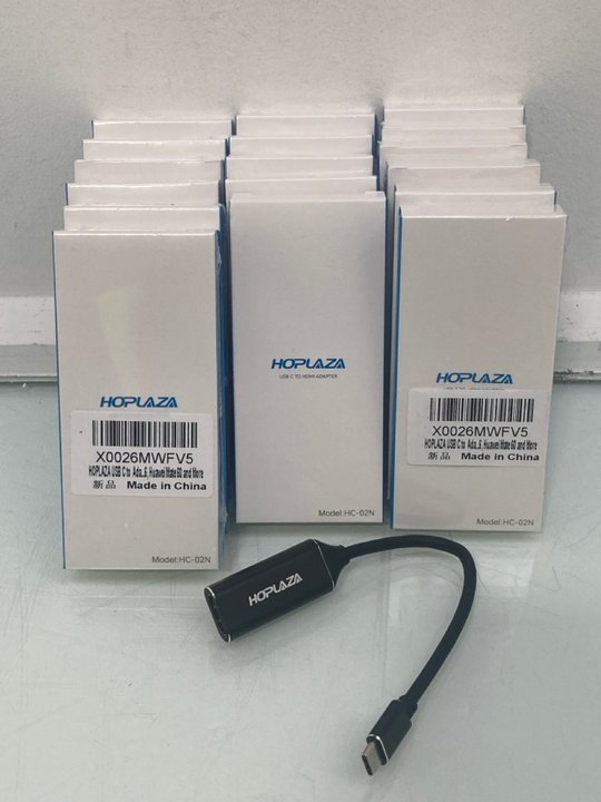 Lot 1149  
            Marchington SR14 - Parcel Delivery Only 

                
QTY OF HOPLAZA USB-C TO HDMI ADAPTERS - MODEL HC-02N: LOCATION - C17