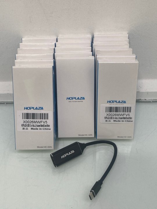 Lot 1151  
            Marchington SR14 - Parcel Delivery Only 

                
QTY OF HOPLAZA USB-C TO HDMI ADAPTERS - MODEL HC-02N: LOCATION - C17