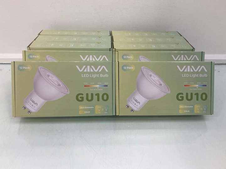 Lot 1164  
            Marchington SR14 - Parcel Delivery Only 

                
10 X BOXES OF VAVA GU10 LED LIGHT BULBS: LOCATION - C17