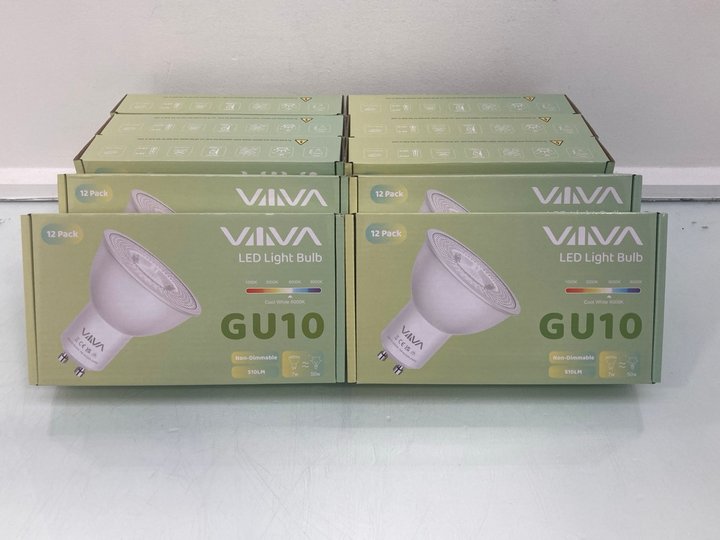 Lot 1166  
            Marchington SR14 - Parcel Delivery Only 

                
10 X BOXES OF VAVA GU10 LED LIGHT BULBS: LOCATION - C17