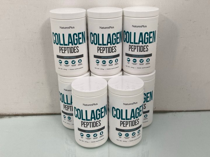 Lot 1194  
            Marchington SR14 - Parcel Delivery Only 

                
8 X NATURES PLUS COLLAGEN PEPTIDES FOOD SUPPLEMENTS - BBE 08.2029: LOCATION - C19
