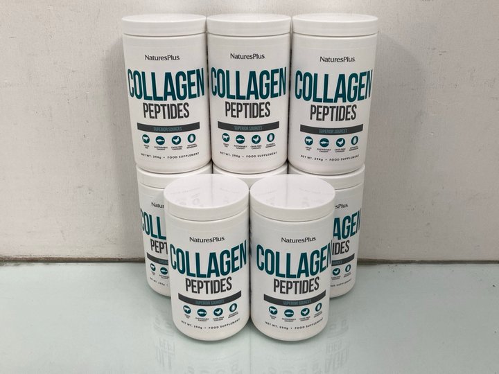 Lot 1195  
            Marchington SR14 - Parcel Delivery Only 

                
8 X NATURES PLUS COLLAGEN PEPTIDES FOOD SUPPLEMENTS - BBE 08.2029: LOCATION - C19