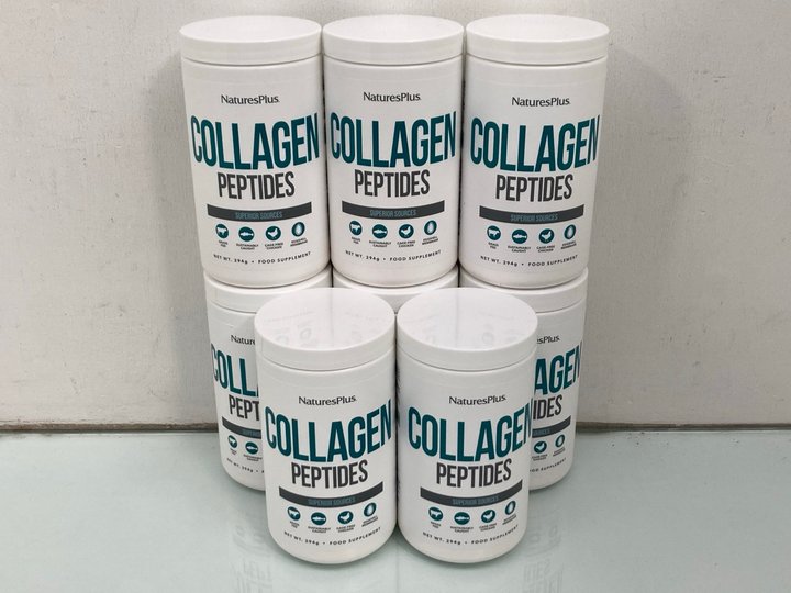 Lot 1196  
            Marchington SR14 - Parcel Delivery Only 

                
8 X NATURES PLUS COLLAGEN PEPTIDES FOOD SUPPLEMENTS - BBE 08.2029: LOCATION - C19