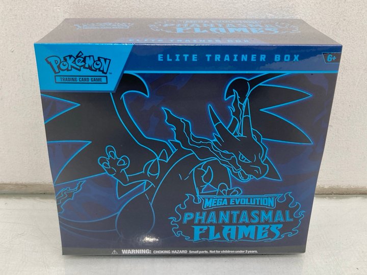 Lot 1214  
            Marchington SR14 - Parcel Delivery Only 

                
POKEMON TCG MEGA EVOLUTION PHANTASMAL FLAMES ELITE TRAINER BOX(SEALED): LOCATION ...