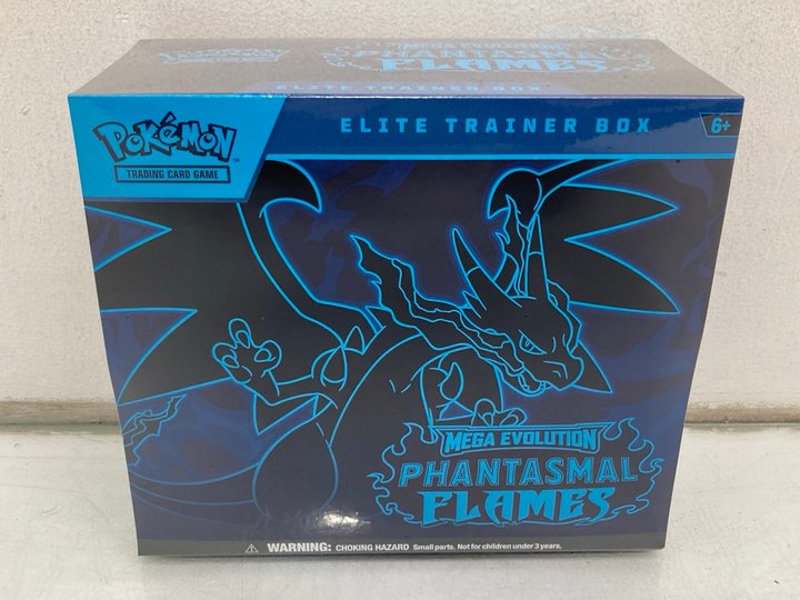 Lot 1218  
            Marchington SR14 - Parcel Delivery Only 

                
POKEMON TCG MEGA EVOLUTION PHANTASMAL FLAMES ELITE TRAINER BOX(SEALED): LOCATION ...