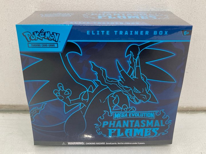 Lot 1221  
            Marchington SR14 - Parcel Delivery Only 

                
POKEMON TCG MEGA EVOLUTION PHANTASMAL FLAMES ELITE TRAINER BOX(SEALED): LOCATION ...