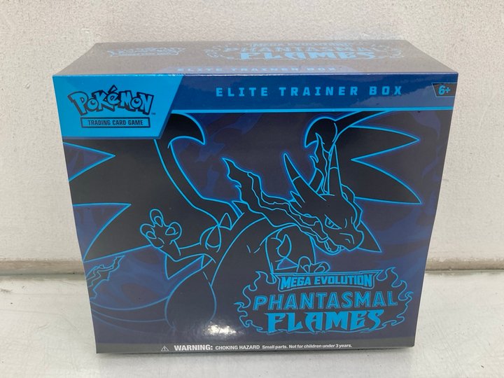 Lot 1222  
            Marchington SR14 - Parcel Delivery Only 

                
POKEMON TCG MEGA EVOLUTION PHANTASMAL FLAMES ELITE TRAINER BOX(SEALED): LOCATION ...