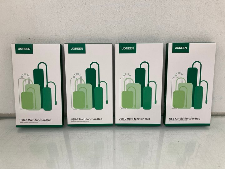 Lot 1257  
            Marchington SR14 - Parcel Delivery Only 

                
4 X UGREEN USB-C MULTI-FUNCTION HUB ADAPTERS - COMBINED ORIGINAL RRP £104: LOCATI...