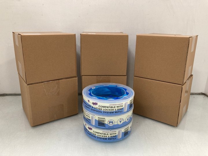 Lot 1272  
            Marchington SR14 - Parcel Delivery Only 

                
6 X BOXES OF 3 T-BABY NAPPY DISPOSABLE REFILLS: LOCATION - D18