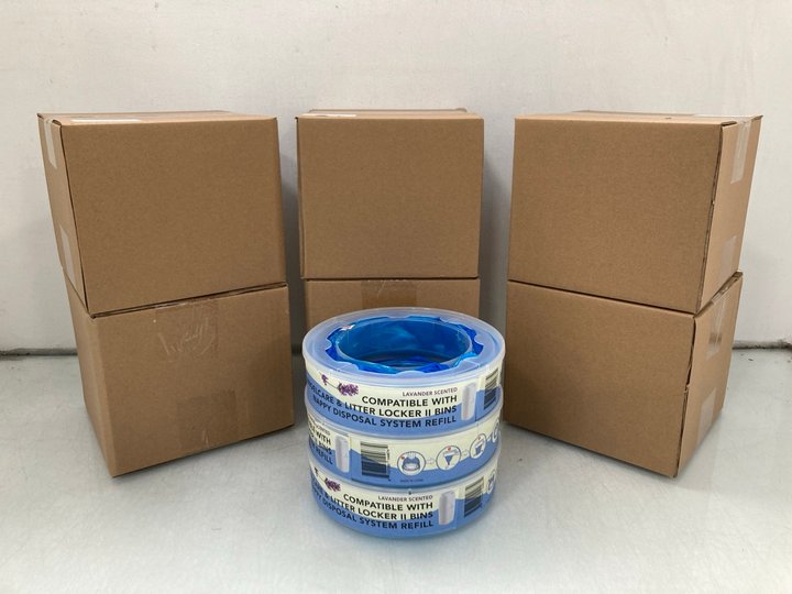 Lot 1273  
            Marchington SR14 - Parcel Delivery Only 

                
6 X BOXES OF 3 T-BABY NAPPY DISPOSABLE REFILLS: LOCATION - D18