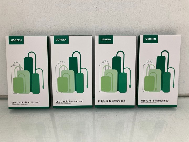 Lot 1290  
            Marchington SR14 - Parcel Delivery Only 

                
4 X UGREEN REVODOCK PRO DOCKING STATIONS - COMBINED ORIGINAL RRP £200: LOCATION -...