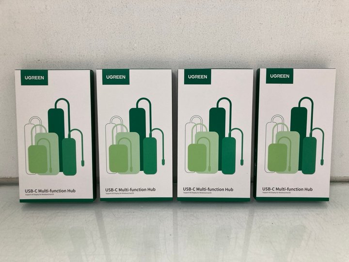 Lot 1292  
            Marchington SR14 - Parcel Delivery Only 

                
4 X UGREEN REVODOCK PRO DOCKING STATIONS - COMBINED ORIGINAL RRP £200: LOCATION -...