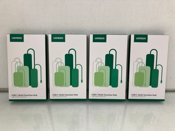 Lot 1296  
            Marchington SR14 - Parcel Delivery Only 

                
4 X UGREEN REVODOCK PRO DOCKING STATIONS - COMBINED ORIGINAL RRP £200: LOCATION -...