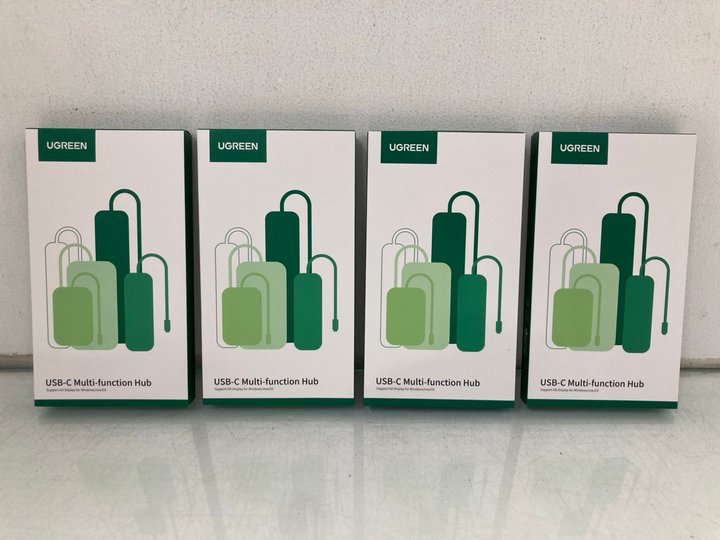 Lot 1299  
            Marchington SR14 - Parcel Delivery Only 

                
4 X UGREEN REVODOCK PRO DOCKING STATIONS - COMBINED ORIGINAL RRP £200: LOCATION -...